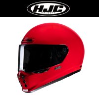 홍진 V10 딥 레드, 레트로 풀페이스 HJC DEEP RED, 클래식 빈티지 헬멧 스타일