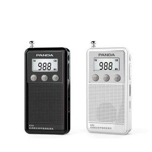 초소형 효도라디오 캠핑 등산 산책 어르신 포켓 선물 6204 블랙