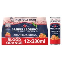 San Pellegrino 산펠레그리노 블러드 오렌지 스파클링 드링크 330ml 12입 Blood Orange 12 x 330ml