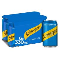 Schweppes 슈웹스 오리지널 레모네이드 캔 음료 330ml 6입 Lemonade 6 x 330ml