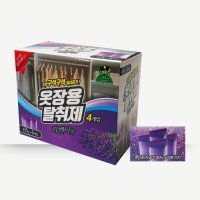 산도깨비 옷장 탈취제 소취제 냄새제거 라벤다향 4개입