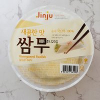 진주 쌈무 무쌈 새콤한맛 쌈무350g 업소용(대용량) 냉면 쌈무