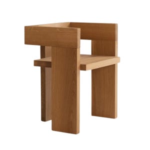 슬로우벨 원목 스테드만 암체어 모던 인테리어 의자 소품 원목 의자 팔걸이 빈티지