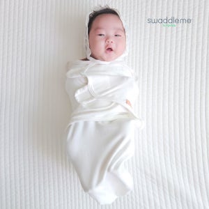 스와들미 상체고정 벨크로핏 순면 머슬린 아기 속싸개 3개입 모로반사 고관절보호
