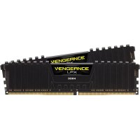 Cors에어 벤전스 LPX 32GB (2x16GB) DDR4 DRAM 2400MHz (PC419200) C14 메모리 키트 블랙