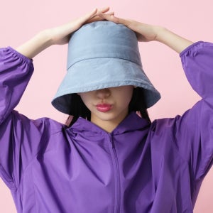 한스모자 와이드챙모자 남녀공용 바스락 아노락 버킷햇 챙이큰 오버핏