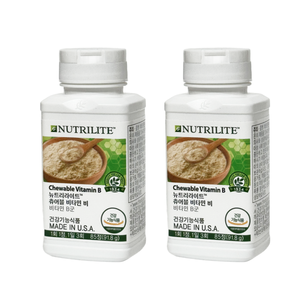 암웨이 츄어블 비타민 비 85정 2개