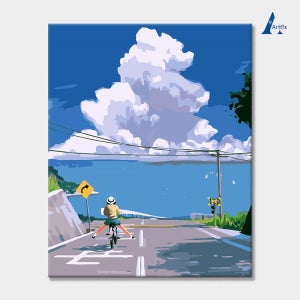DIY 명화그리기 유화 그림 풍경화 감성 취미 그리기 세트 인테리어 바다 그림 색칠하기