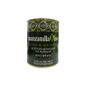 오뚜기 만자니아 블랙올리브슬라이스 캔 3kg 6개 1박스