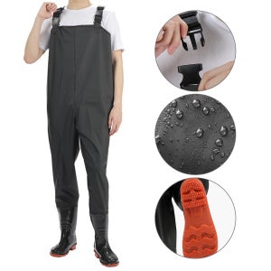 BENONE 베논 해루질 가슴장화 갯벌 낚시 멜빵 전신 바지 장화