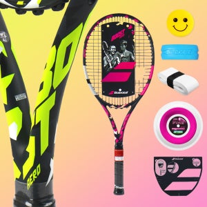 바볼랏 부스트 에어로 핑크 옐로우