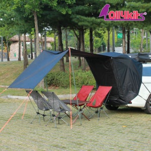 롤리키드 차박 도킹 텐트 2단 타프 꼬리 대형 차량용 SUV