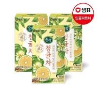 [갤러리아] 샘표 순작 콜드브루 0kcal 과일허브티 청귤차 20T 3개