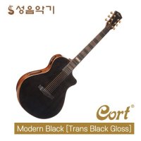 콜트 올솔리드 픽업장착 마스터피스 시리즈 통기타 모던블랙 [Cort All Solid Modern Black]