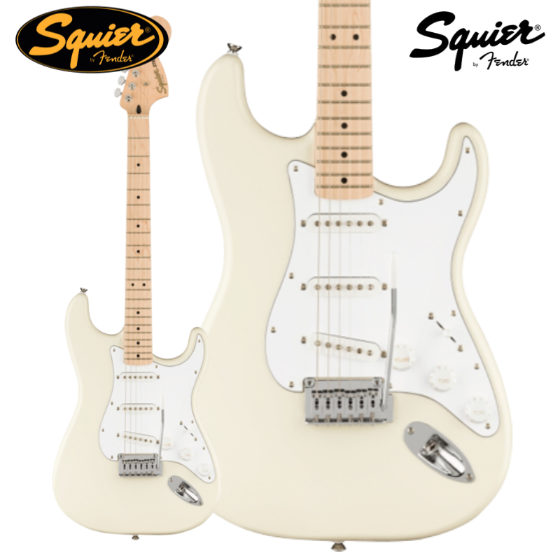 Squier 스콰이어 일렉기타 어피니티 메이플 올림픽화이트