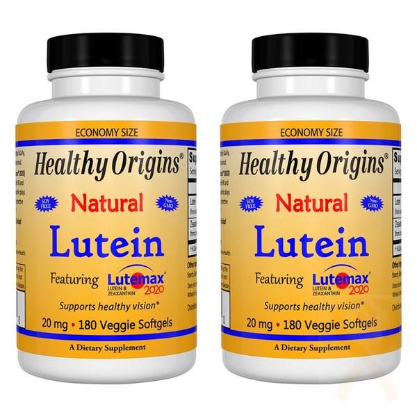 헬시오리진스 <b>루테인</b> 20mg 180캡슐 2통