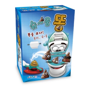 놀이속의세상 슈웅 똥 똥날리기 아케이드 보드게임