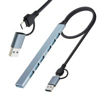 서피스프로9 7IN2 C타입 USB3.0 7포트 USB허브/꼬리물기