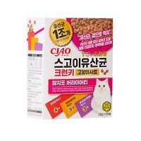 이나바 챠오 스고이 유산균 1조마리 크런키 참치포 버라이어티 200g (P-245K) 고양이 유산균 사료