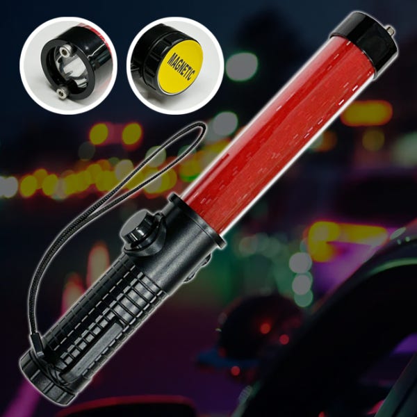 5기능 LED 미니 멀티 다기능 신호봉 전자 호루라기 지시봉 호각 싸이렌 경광봉