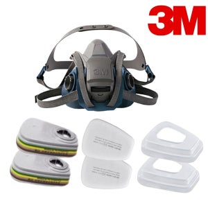 3M 6502QL 6006 5N11 501 양구형 방진 방독면 필터 세트