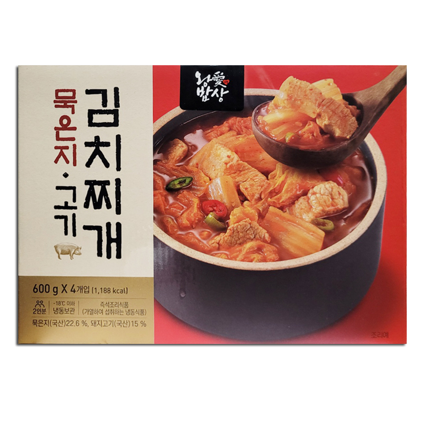 Wang-Ae Babsang Aged Kimchi and Pork Kimchi Jjigae 600g x 4 Costco
