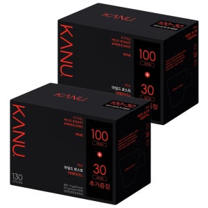 동서 카누 미니 마일드 로스트 130T x2개