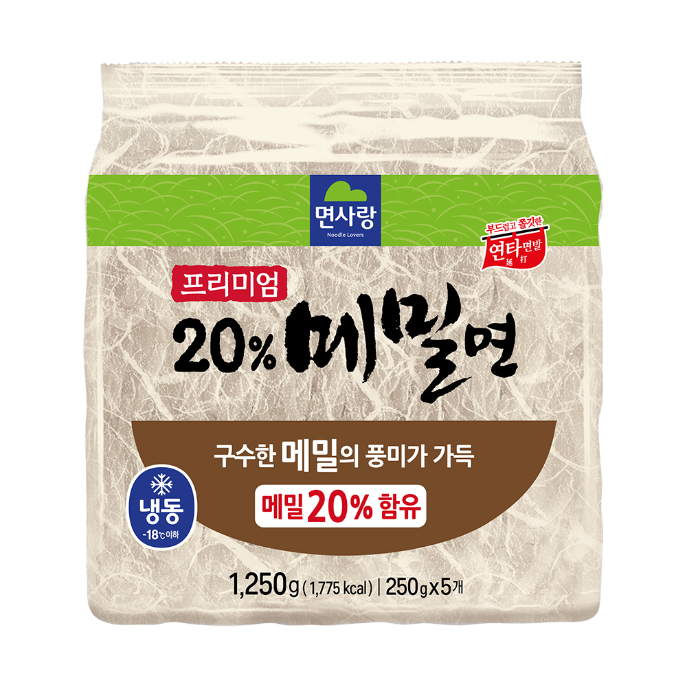 면사랑 프리미엄 20% 메밀면 제품 이미지