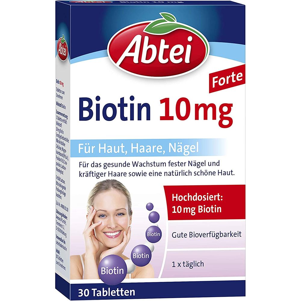 Abbey 비오틴 10mg 30pcs 2팩