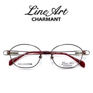 LINEART BY CHARMANT 라인아트 샤르망 XL1688 VIVACE RE 비바체 레드 쥬얼리 여성 안경테