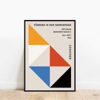 [04] BAUHAUS 모던 바우하우스 포스터 A2 프레임 고해상도 작품 인쇄 5mm 슬림베젤 액자 사이즈 선택 가능