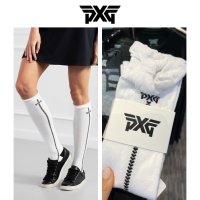 PXG 피엑스지 여성 골프니삭스 화이트 WOMEN’S RUFFLE KNEE SOCKS