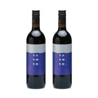 소계리 595 시그니처 레드 드라이 12도 750ml x2 영동와인 과실주