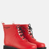 [관부가세 포함] 일세 야콥센 러버 부츠 레인 부츠 Ilsejacobsen Short RUBBERBOOT Red