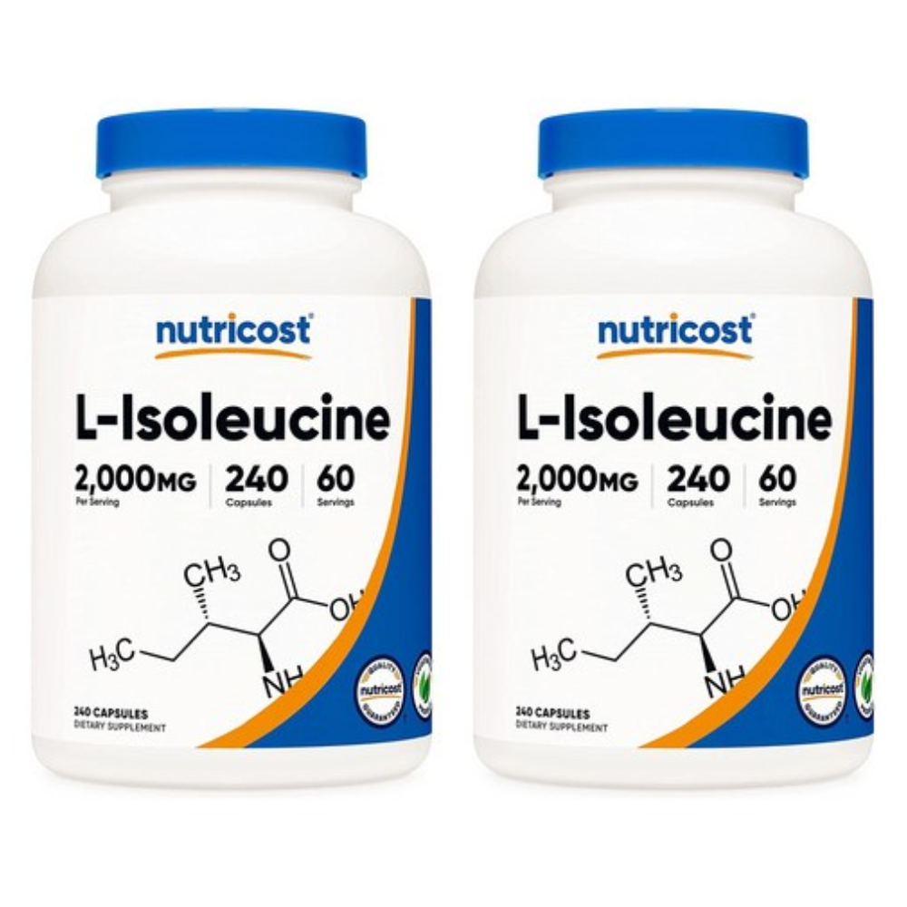뉴트리코스트 아미노산 L<b>이소류신</b> 2000mg 240캡슐 2세트