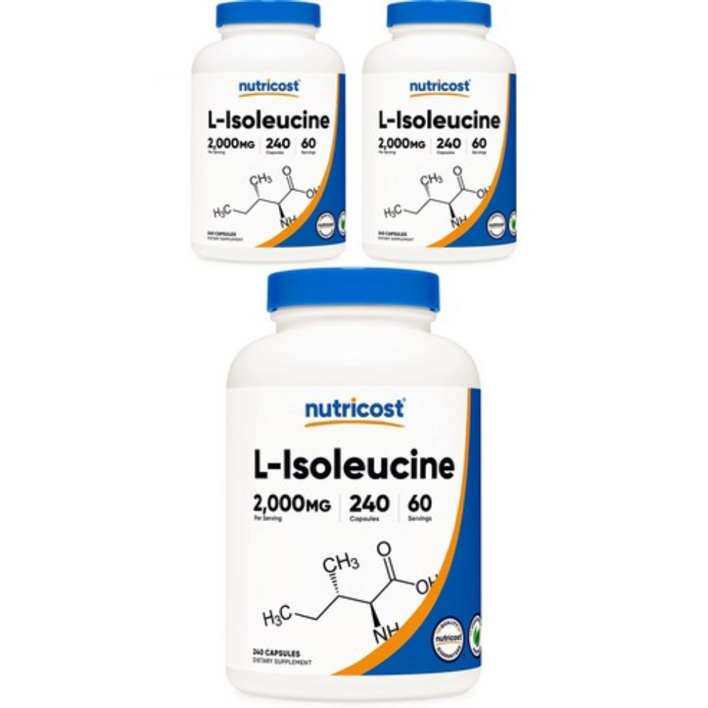 뉴트리코스트 아미노산 L<b>이소류신</b> 2000mg 240캡슐 3세트