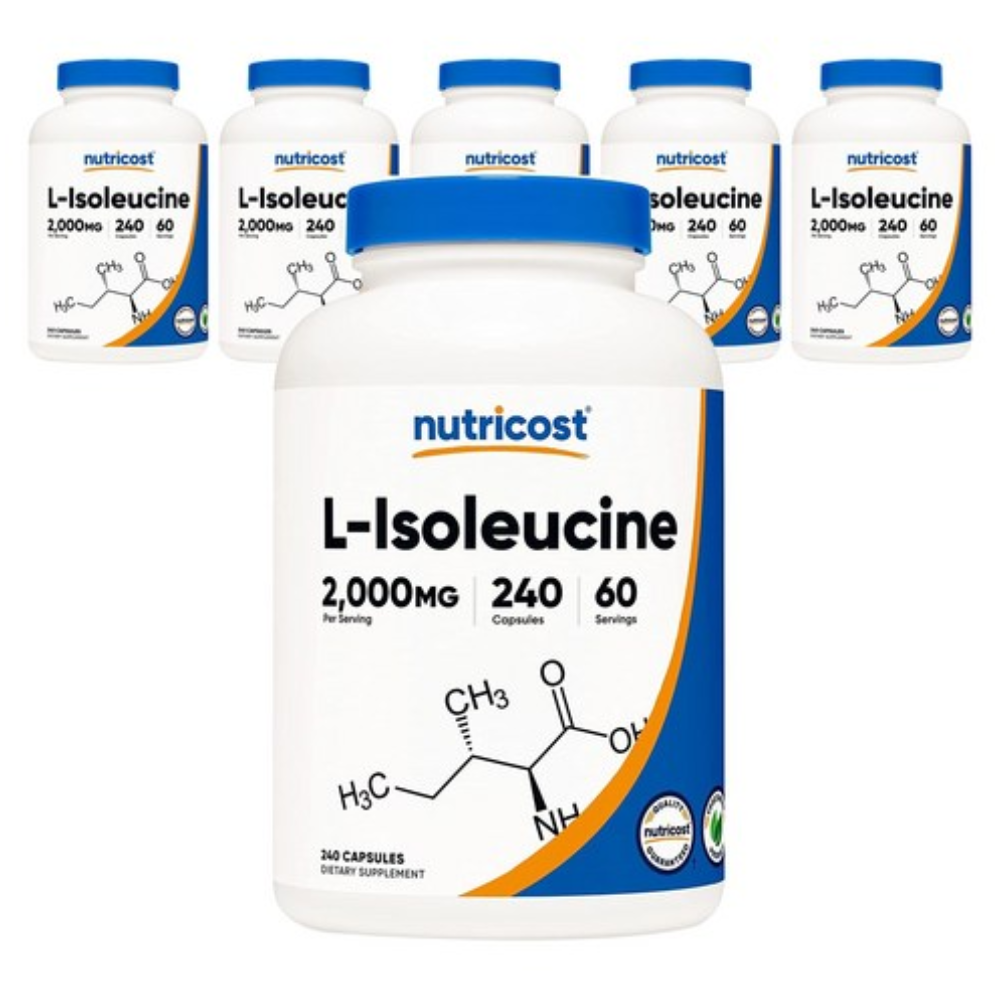 뉴트리코스트 아미노산 L<b>이소류신</b> 2000mg 240캡슐 6세트