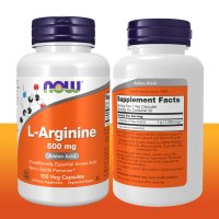 나우푸드 아르기닌 500mg 100정 베지캡슐 L-Arginine 택일