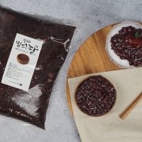 [전남 화순] 선재 국산 팥빙수팥 3kg 가마솥에 장시간 삶은 100% 수제 빙수팥 단팥 빙수용