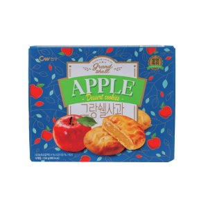 청우 그랑쉘 사과 (273g/12입) 달콤하고 바삭한 청우 그랑쉘 사과맛 쿠키