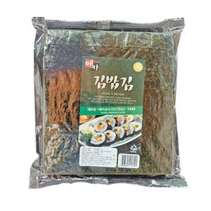 메카상사 국산 김밥김 200g 김밥용 김 대용량 식자재 업소용 식당용 가정용 김밥 초밥