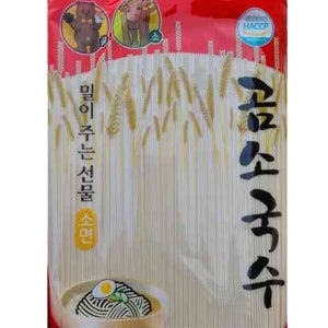 곰소 국수 소면 3kg 밀 건면 잔치국수 대용량 식자재 업소용 식당용 분식 면발 사리