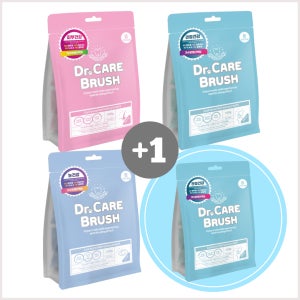 [3+1]강아지 가수분해간식 피부 저알러지 닥터케어브러쉬 가수분해츄20pX4종
