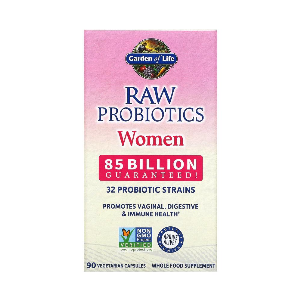가든오브라이프 <b>RAW 프로</b>바이오틱스 Women <b>850억</b> CFU 90베지 캡슐