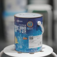 KCC 수용성 에나멜 멀티멜 3.78L 반광 친환경 멀티 수성페인트