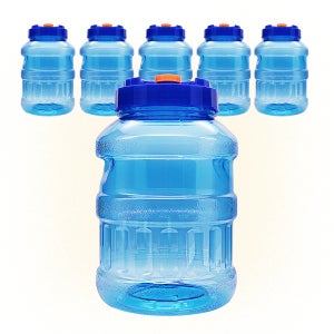 페트병 대광구15L원형 블루(6개입) WPET013 플라스틱용기