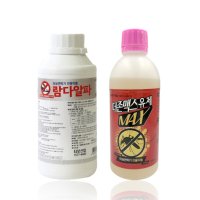 터보산업 람다알파 500ml 살충제 연막기 리필용 해충 벌레