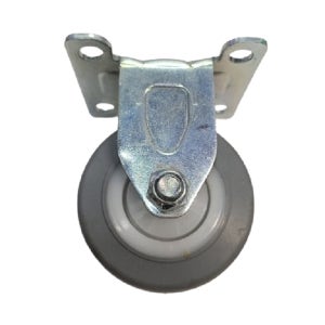 6.3cm(2.5인치) 회색 고무 바퀴 고정 회전 소형바퀴 가구 키오스크 의료기기 바퀴교체