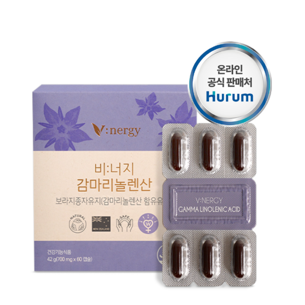 비너지 <b>감마리놀렌산</b> 700mg x 60캡슐