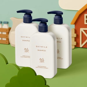 스카이밀크 동키밀크 저자극 정수리케어 아기샴푸 300ml, 3개